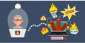 Cyberthreat spamming a end user